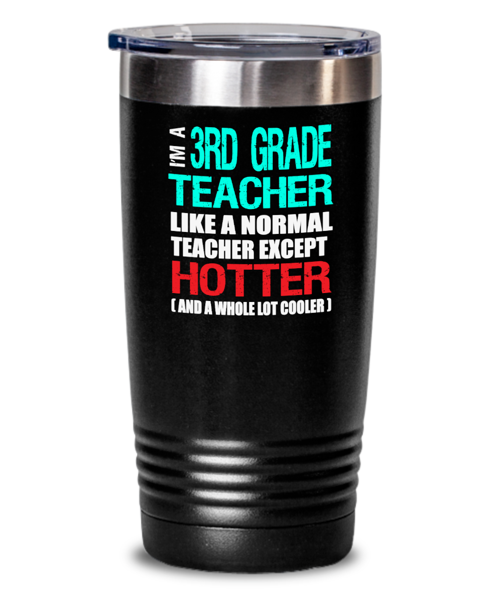 Third Grade Teacher Appreciation Gift Tumbler - Vacuum Insulated Stainless Steel - The VIP Emporium