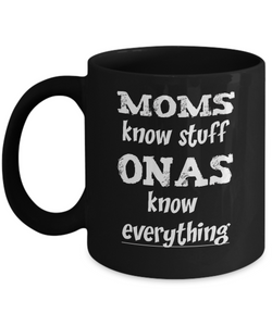 Ona Gift Mug - Onas Know Everything - The VIP Emporium