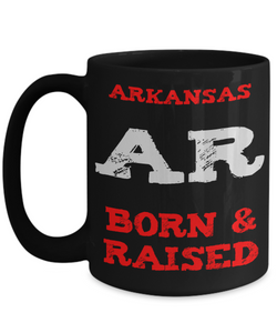 Arkansas Born and Raised Gift Mug - The VIP Emporium