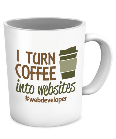 Webdeveloper's coffee mug - The VIP Emporium