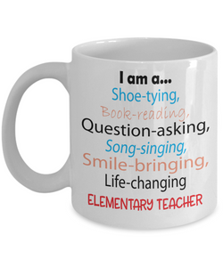 Life-changing Elementary Teacher - Appreciation Gift Mug - The VIP Emporium
