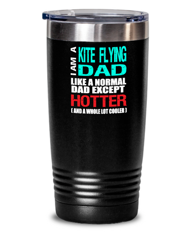 Kite Flying Dad Insulated Tumbler - 20oz or 30oz - Hot and Cold Drinks - Funny Gift - The VIP Emporium