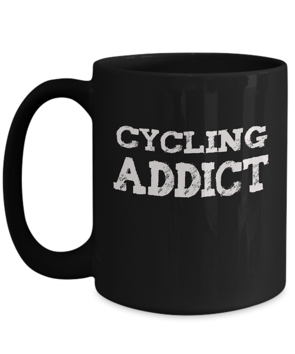 Cycling Addict - Gift Mug for Cyclist or Cycling Fan - The VIP Emporium