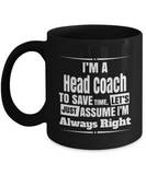 Head Coaches are Always Right! - The VIP Emporium