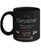 Crazy Carpenter Gift Mug - The VIP Emporium