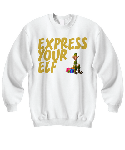 Express Your Elf fun Christmas Shirt - The VIP Emporium