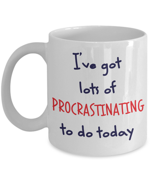 Procrastinating plans mug - The VIP Emporium