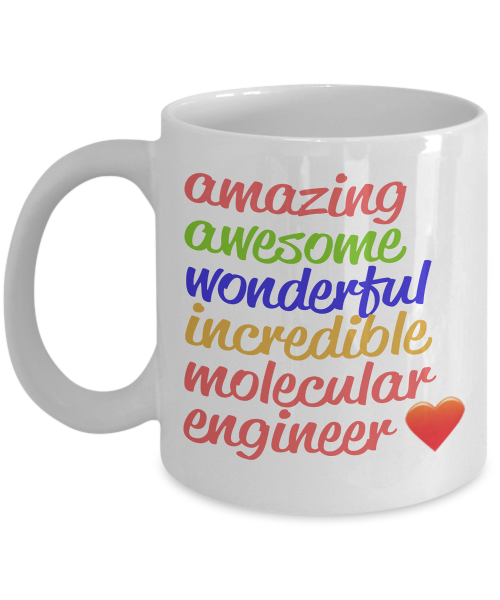 Amazing Awesome Molecular Engineer Gift Mug - The VIP Emporium
