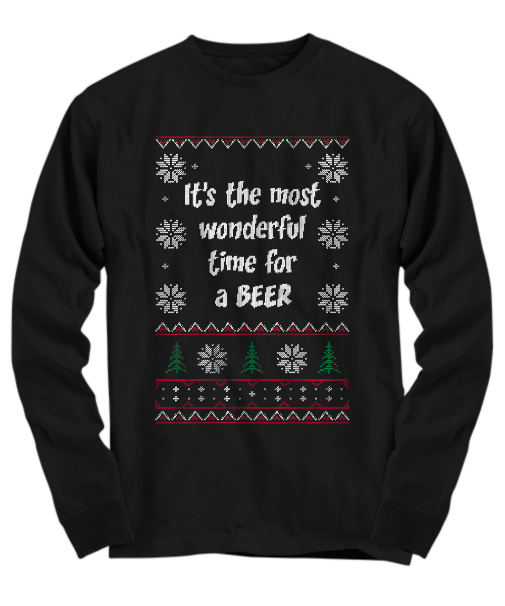 Ugly Christmas Shirt - Beer lover gift - The VIP Emporium