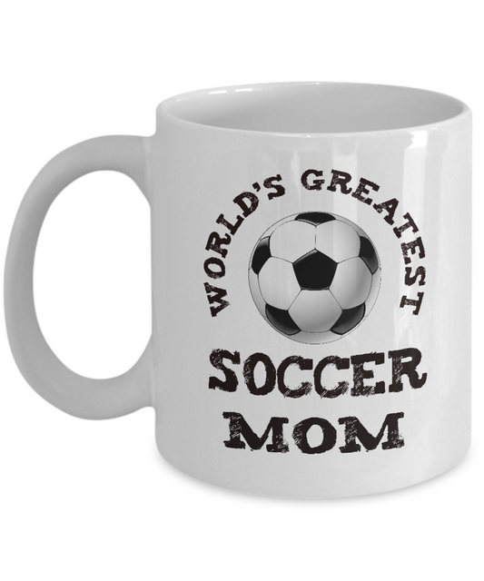 World's Greatest Soccer Mom - Ceramic Gift Mug - The VIP Emporium
