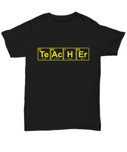 Teacher Gift - Elemental Symbols Shirt - The VIP Emporium