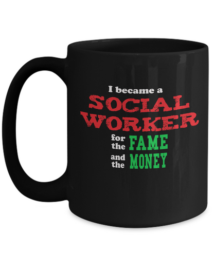 Social Worker Mug - Sarcastic Humor - Gift Idea - The VIP Emporium
