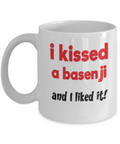 Basenji Dog Lover Gift Mug - I Kissed a Basenji - The VIP Emporium