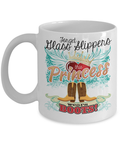 This Princess Wears Boots Mug - The VIP Emporium