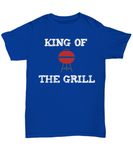 Fun Barbecue Shirt for Dad - King of the Grill - The VIP Emporium