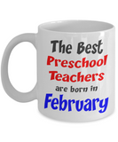 Preschool Teacher February Birthday gift - The VIP Emporium