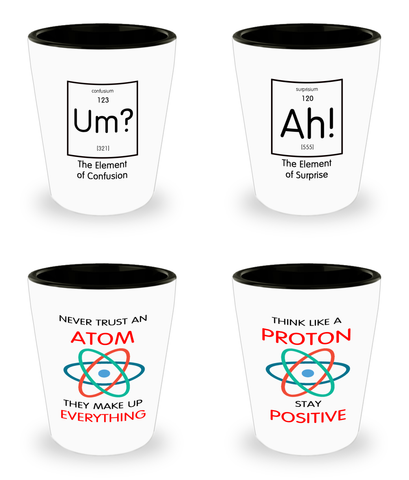 Geek Gift Funny Shot Glasses - Nerdy and Geeky Humor - The VIP Emporium