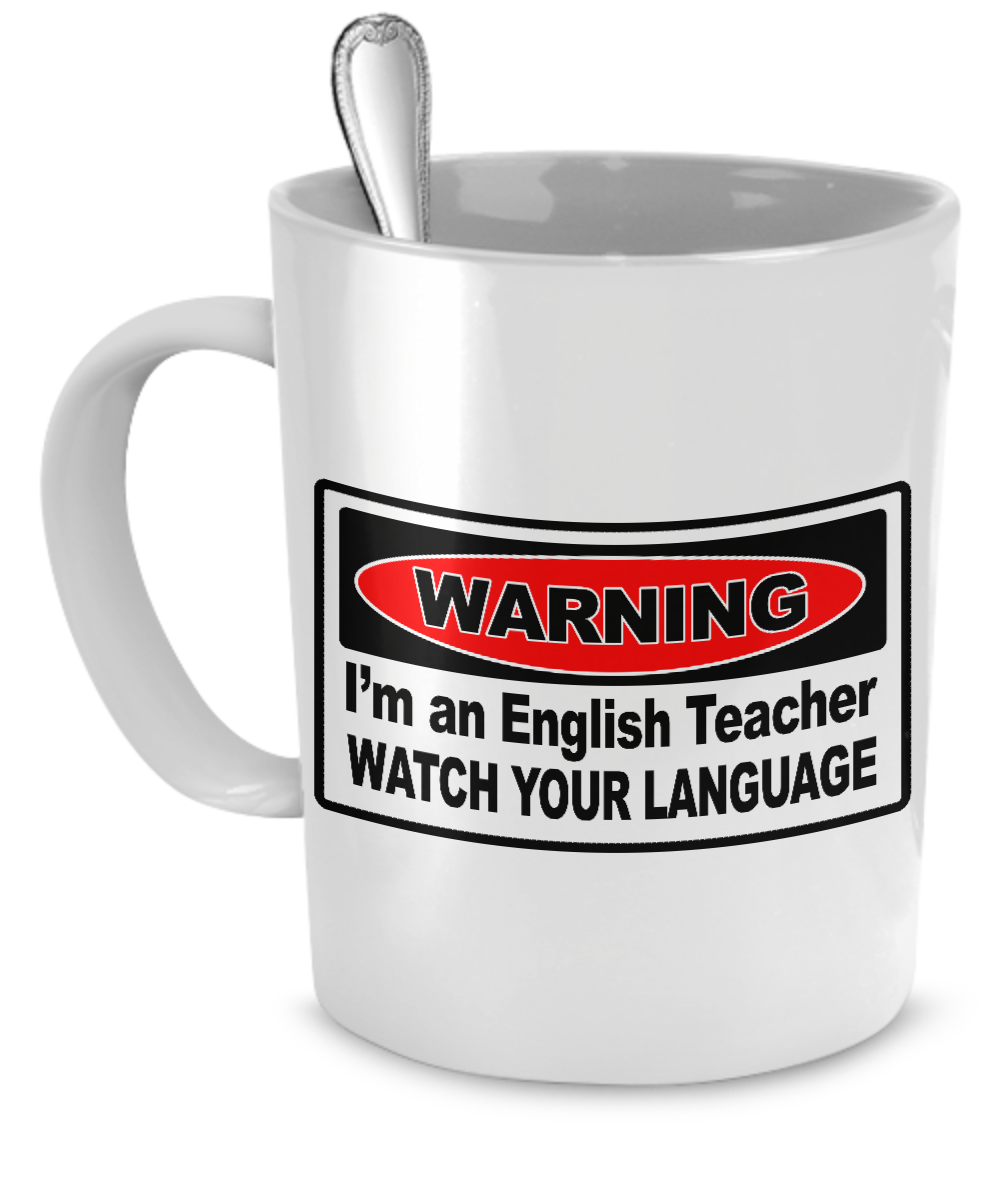 Funny mug for English Teachers - The VIP Emporium