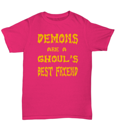 Halloween Funny T-shirt - Demons are a Ghoul's Best Friend - The VIP Emporium