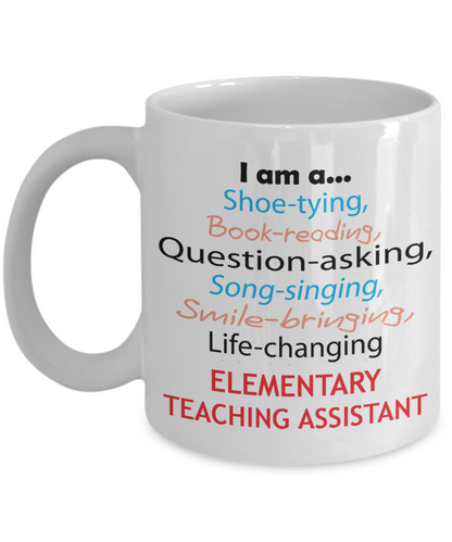 Elementary Teaching Assistant Appreciation Gift Mug - The VIP Emporium