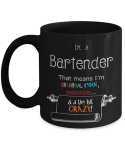 Crazy Bartender Gift Mug - The VIP Emporium