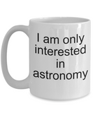 Astronomy Gift Mug - Amateur Astronomer - Ceramic Cup - The VIP Emporium