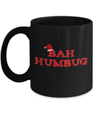 Bah Humbug funny Christmas mug for Scrooge - The VIP Emporium