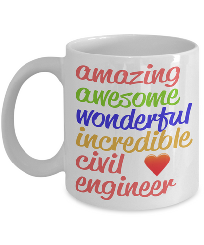 Amazing Awesome Civil Engineer Gift Mug - The VIP Emporium