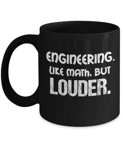 Engineering Mug - Like Math but Louder - The VIP Emporium