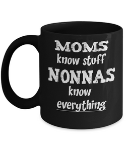 Nonna Gift Coffee Mug - Nonnas Know Everything - The VIP Emporium