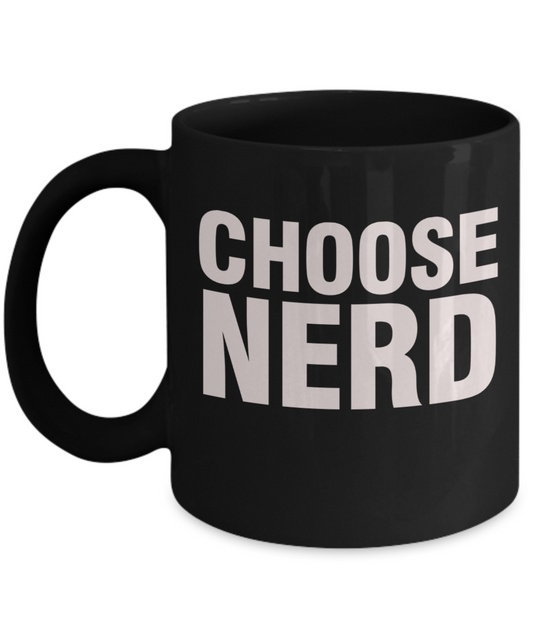Choose Nerd - Retro 80s inspired mug - The VIP Emporium