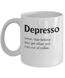 Coffee Addict Gift Mug - Depresso - The VIP Emporium