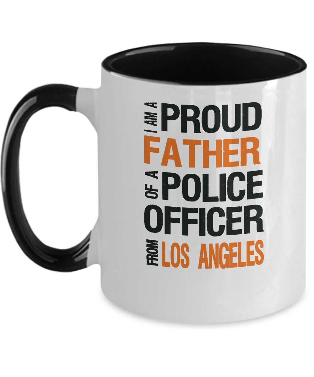 Father of Los Angeles Police Officer - Ceramic Two-Tone Mug - The VIP Emporium