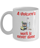 Fun Unicorn Cleaning Mug - Gift for Mom, Maid or Cleaner - The VIP Emporium