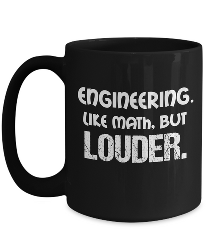 Engineering Mug - Like Math but Louder - The VIP Emporium