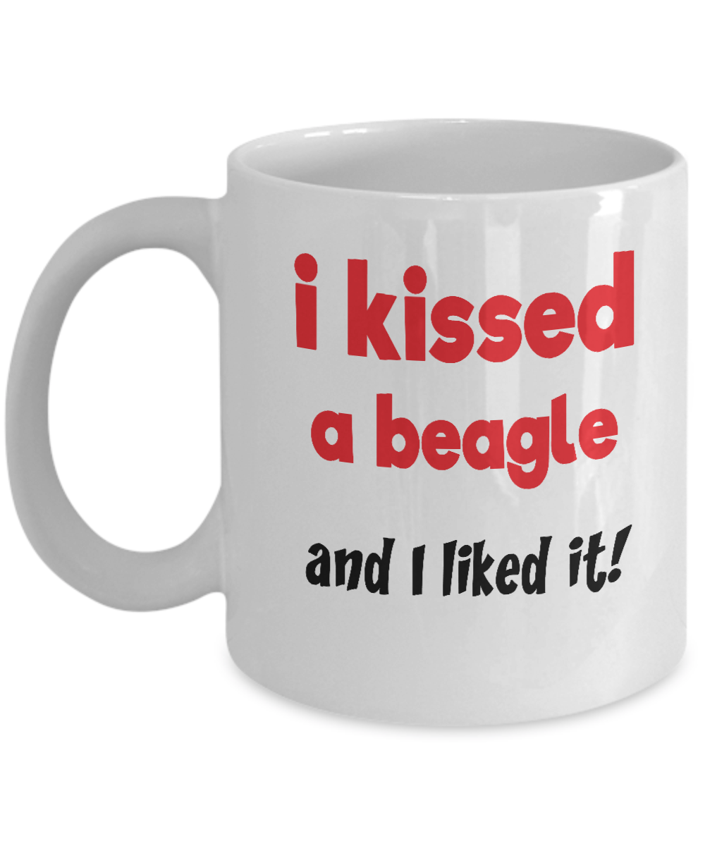 Beagle Dog Lover Gift Mug - I Kissed a Beagle - The VIP Emporium