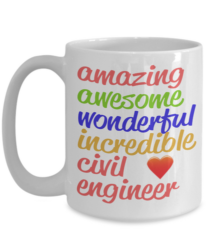 Amazing Awesome Civil Engineer Gift Mug - The VIP Emporium