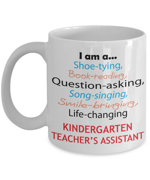 Kindergarten Teacher's Assistant Appreciation Gift Mug - The VIP Emporium