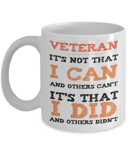 Veteran Inspirational Mug - The VIP Emporium