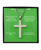 Irish Blessing - Cross - Grandson Gift - St Patrick's Day