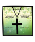 Irish Blessing Godson Gift Cross - St Patrick's Day