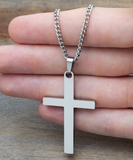 Irish Blessing Grandson Gift Cross Necklace - St Patrick's Day