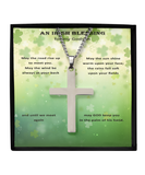 Irish Blessing Godson Gift Cross - St Patrick's Day