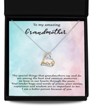Grandmother Loving Necklace Gift - Amazing Grandmother