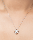 Beautiful Mom Love Heart Necklace - Gift from Daughter - Most Important Person