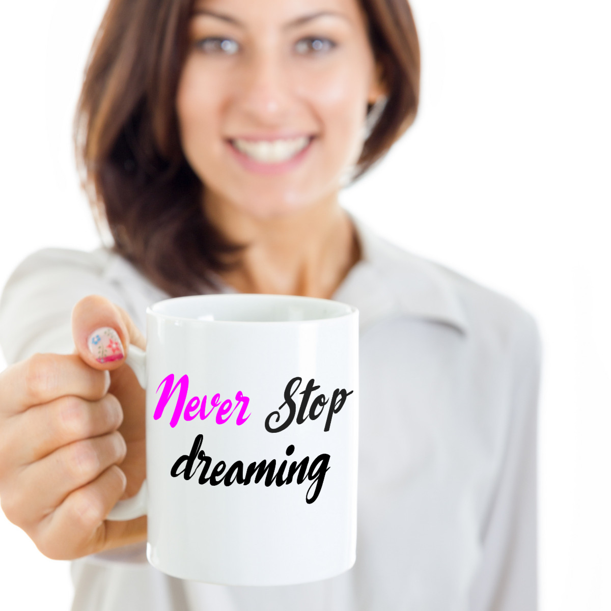 Inspirational Mug - Never Stop dreaming - The VIP Emporium