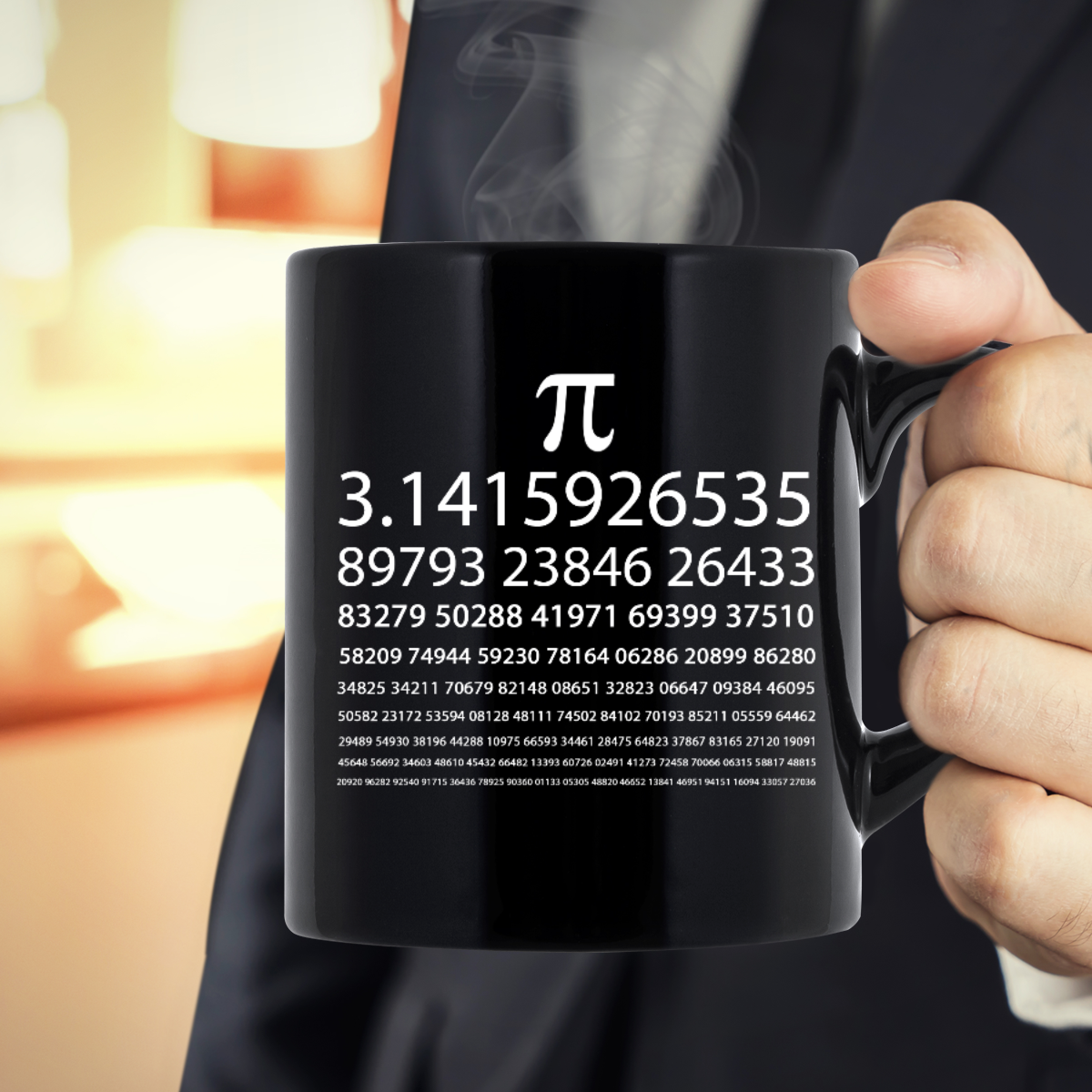 Pi Chart Mug Black - The VIP Emporium