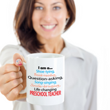 Life-changing Preschool Teacher - Appreciation Gift - 11oz Ceramic Mug - The VIP Emporium